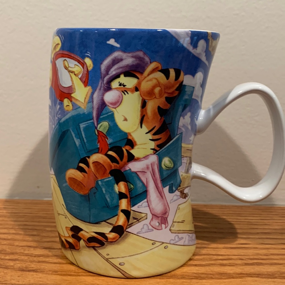 Disney’s Tigger coffee cup.